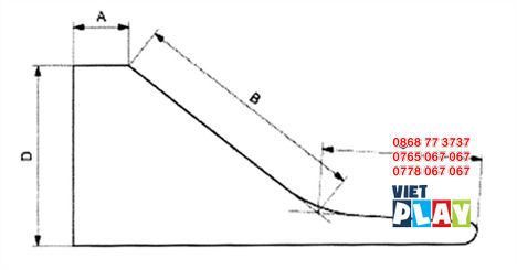 Kích thước cầu trượt trẻ em chuẩn